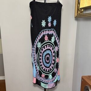 NEW Kroshetta VINTAGE XL Crochet Maxi Long Skirt NWT